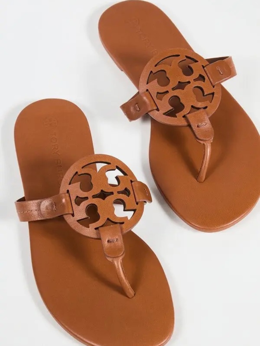Tory Burch Calf Leather Bourbon Miller Sandals